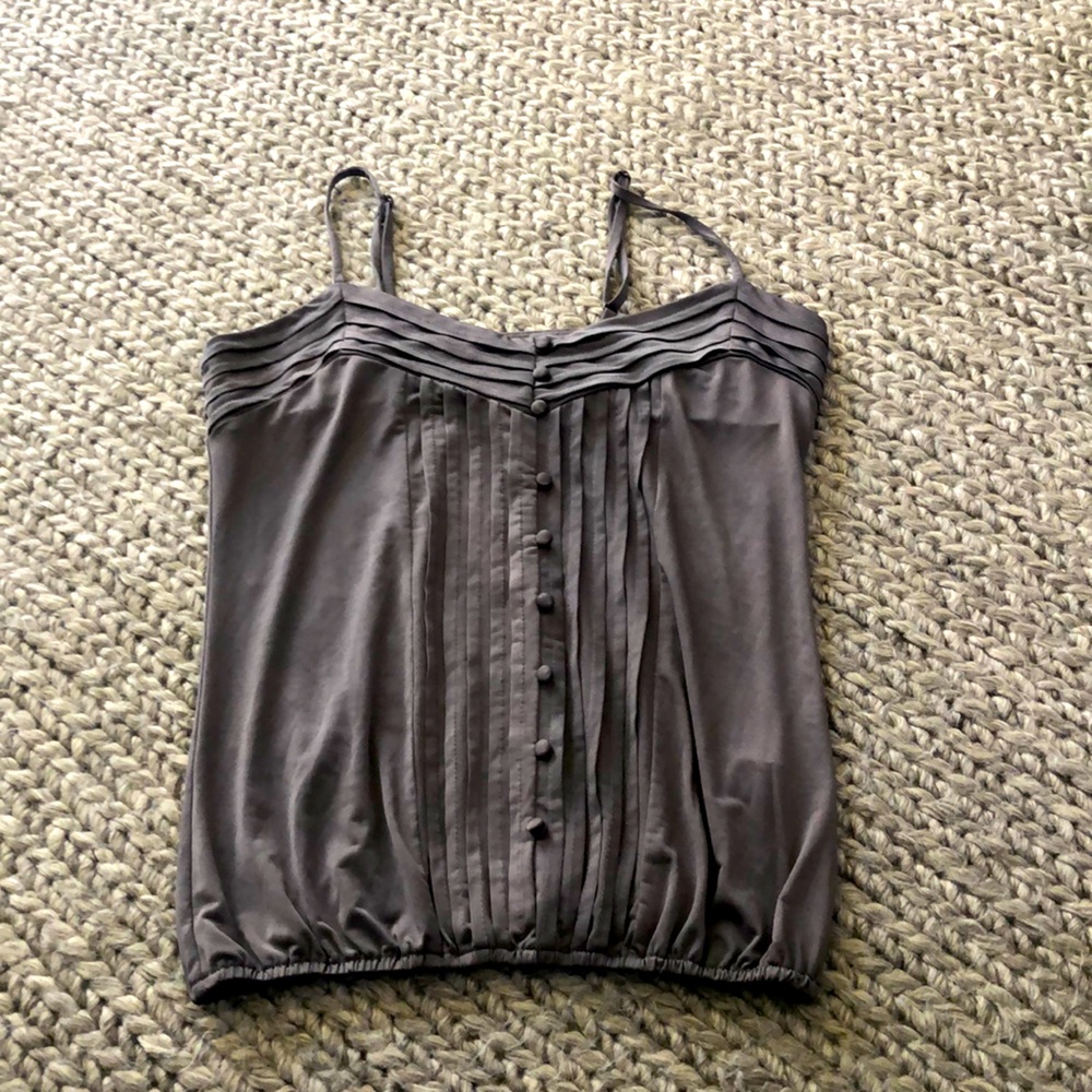 Gray silky camisole Tank